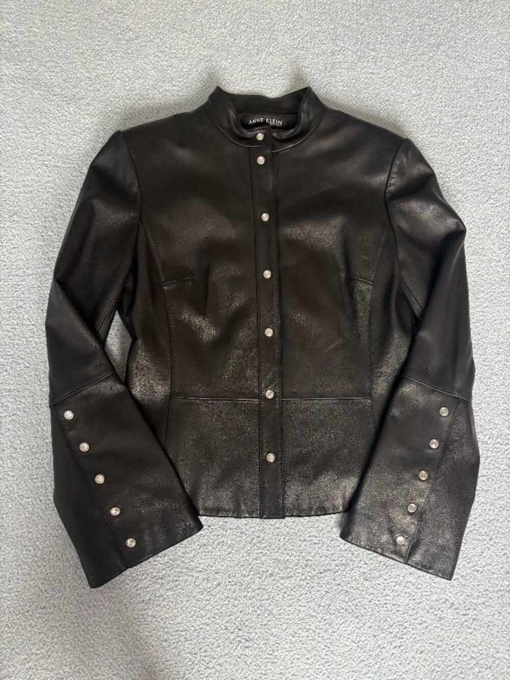 Vintage Anne Klein Genuine Leather Jacket | Size 6